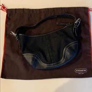 Black coach purse